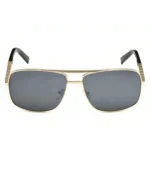 andrew tate sunglasses balck and golden color front view